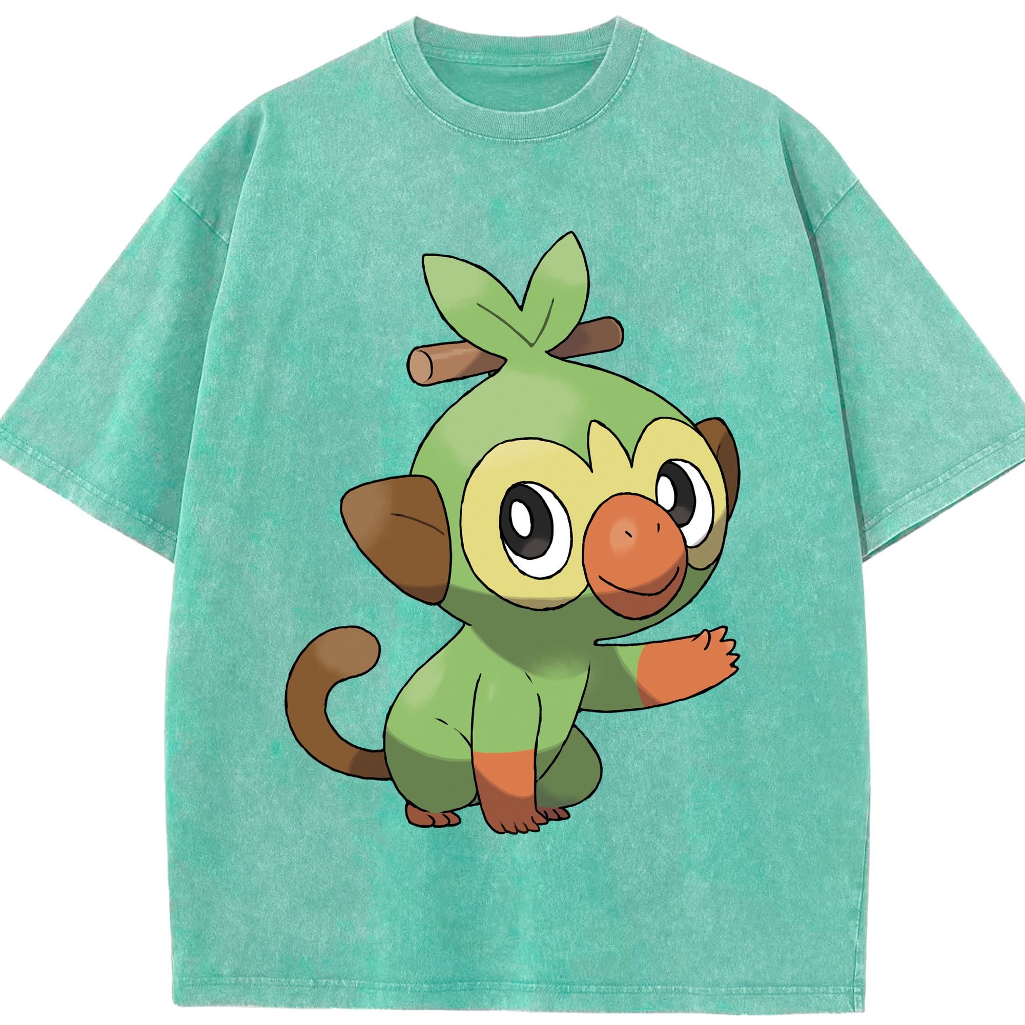 （画像用） ポケットモンスター Pokémon 綿100% ヴィンテージ風 半袖Tシャツ（フロントプリント）